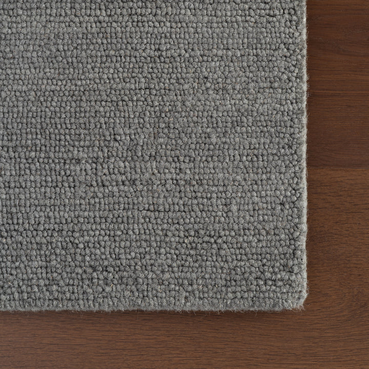 Dash & Albert - Hollis Solid Grey Wool Rug