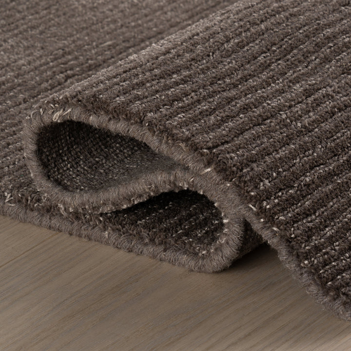 Dash & Albert - Crosby Solid Taupe Wool Rug