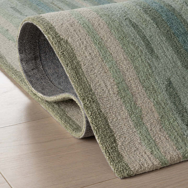 Dash & Albert - Zare Transitional Abstract Blue Indoor Rug