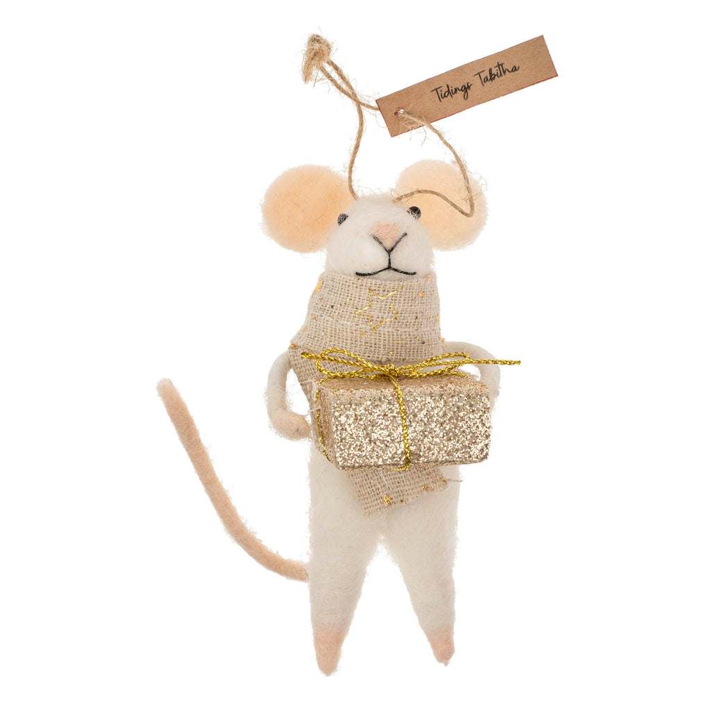 Tidings Tabitha Mouse Ornament