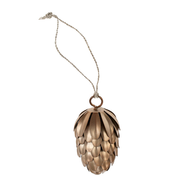 Pinecone Ornaments - Silver