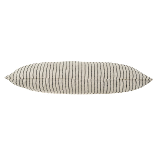 Ticking Stripe Linen Pillow (16" x 24")