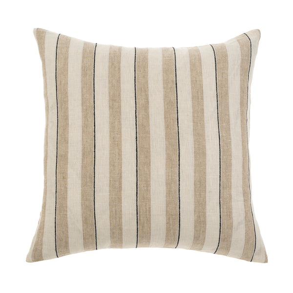 Seaside Stripe Linen Pillow (Two Sizes Available)