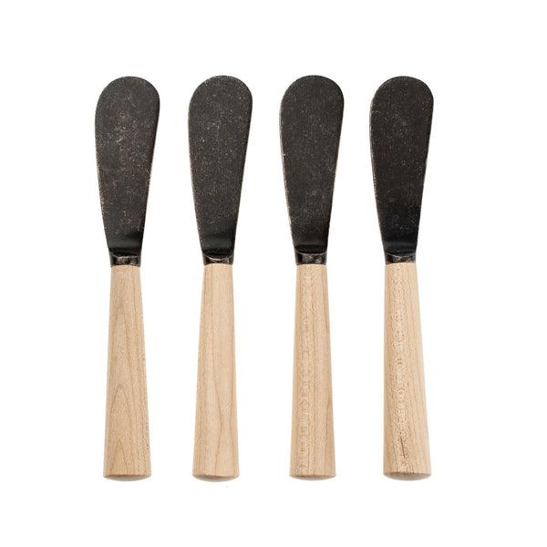 Boxed Set of Maple Wood Spreaders (Two Colours Available)