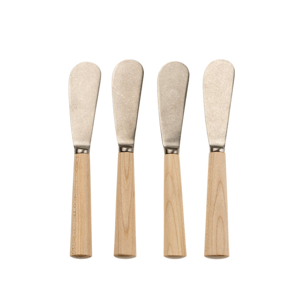 Boxed Set of Maple Wood Spreaders (Two Colours Available)