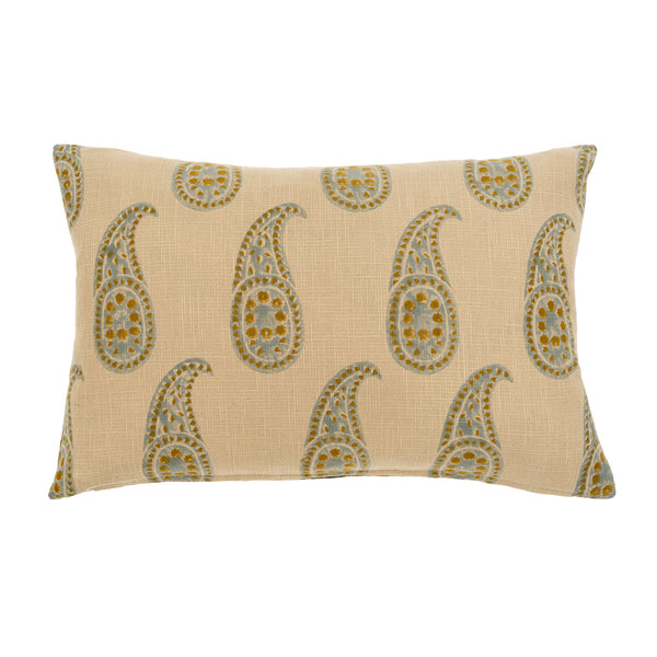 Shimla Block Print Pillow (16" x 24")