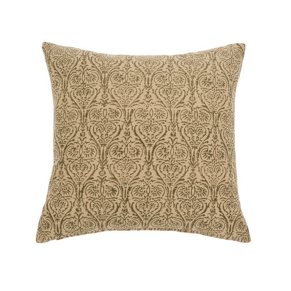 Aria Block Print Pillow (20" x 20")