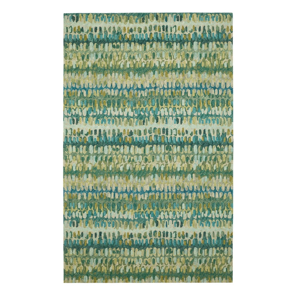 Dash & Albert - Paint Chip Moss Hand Micro Hooked Wool Rug