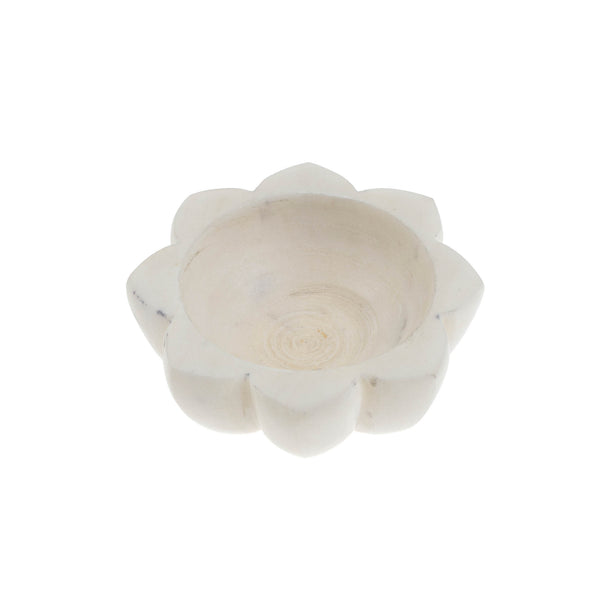 Lotus Salt Bowl - Marble