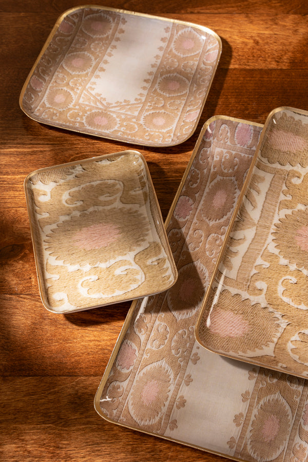 Sunrise Enameled Trays (Five Sizes Available)