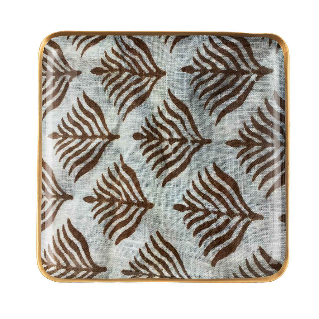 Pluma Enameled Trays (Two Sizes Available)