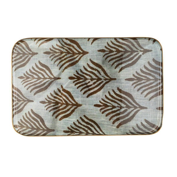 Pluma Enameled Trays (Two Sizes Available)