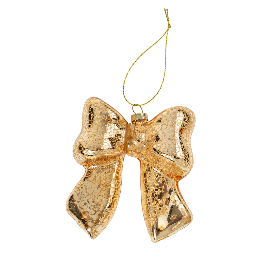 Glass Bow Ornament