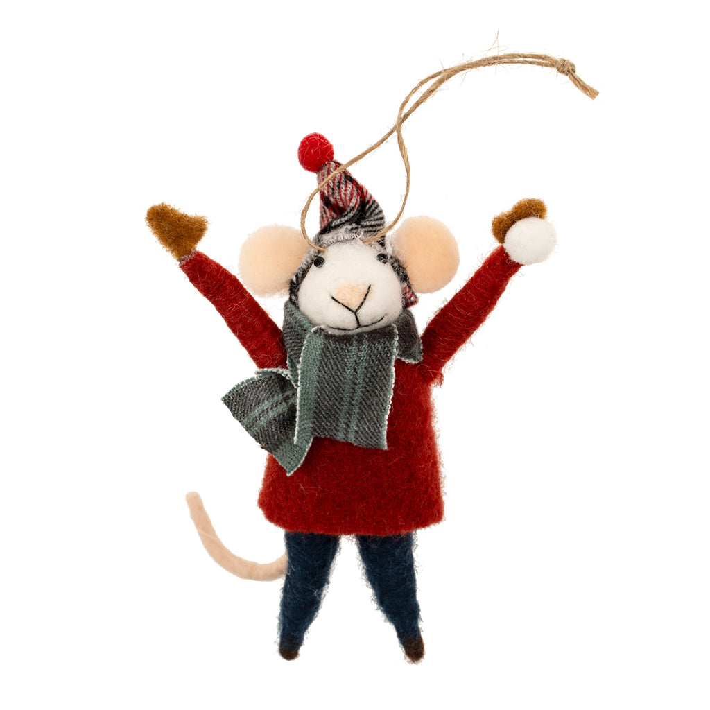 Snowball Spencer Mouse Ornament