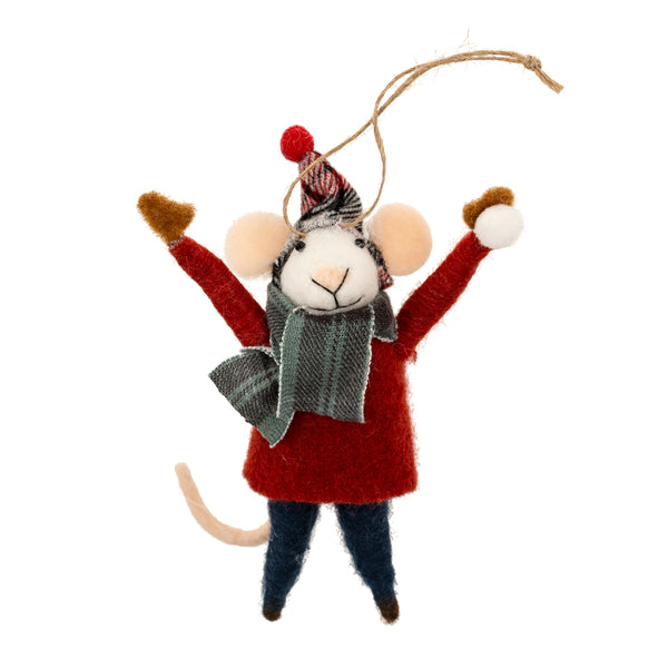 Snowball Spencer Mouse Ornament