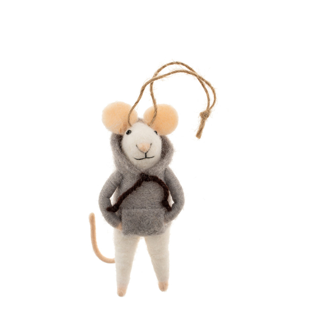 Hoodie Hayden Mouse Ornament
