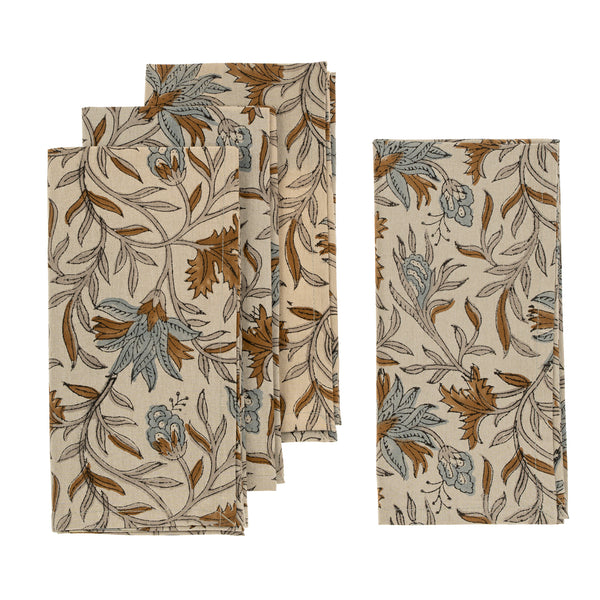 Cecily Block Print Napkins (Sold Individually)