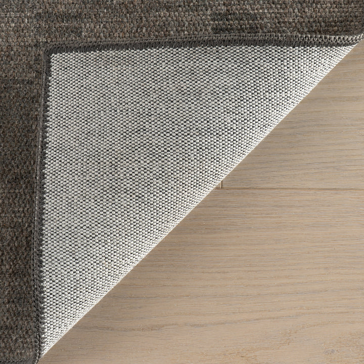 Dash & Albert - Walker Modern Checkered Charcoal Machine Washable Rug
