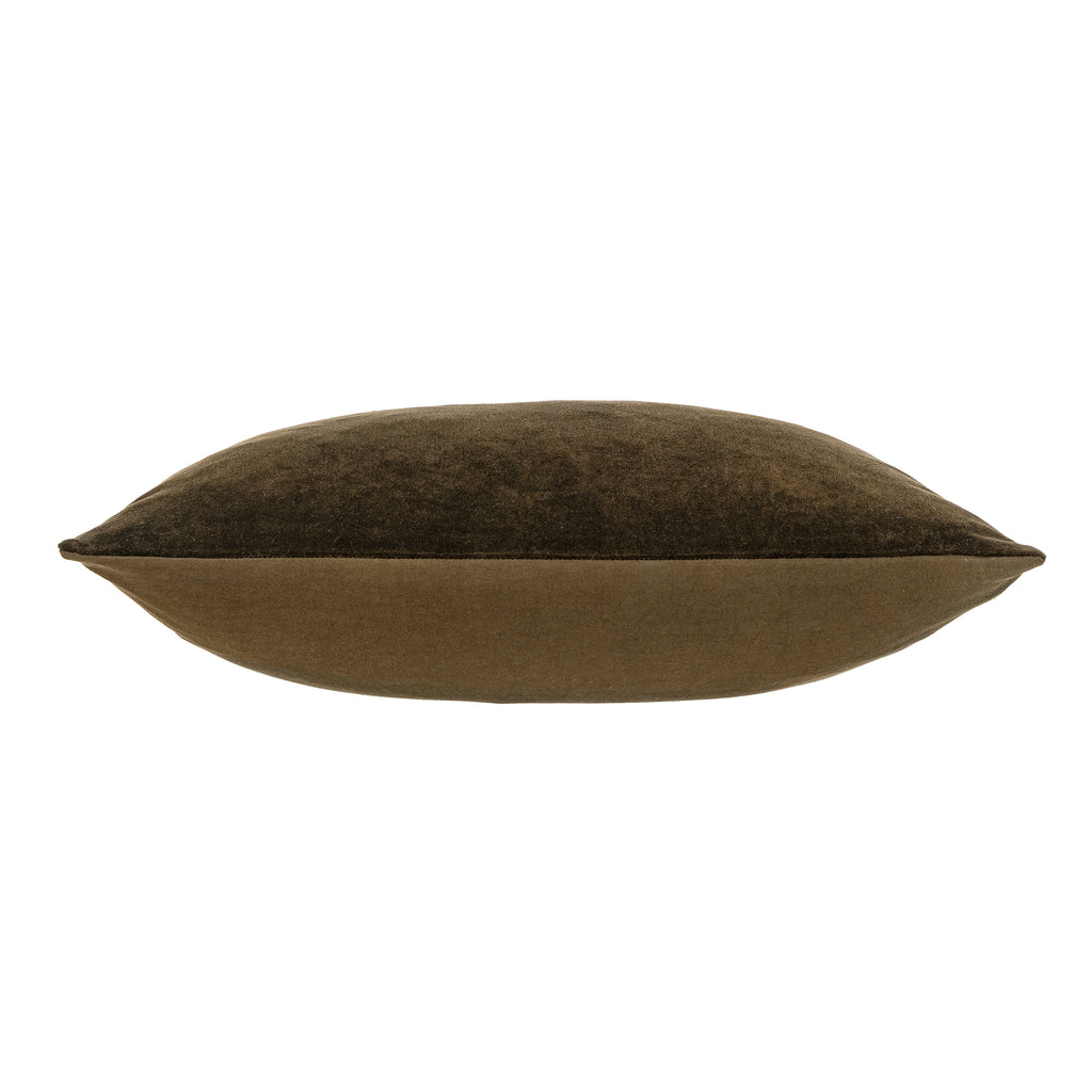 Vera Velvet Pillow - Avocado (16" x 24")