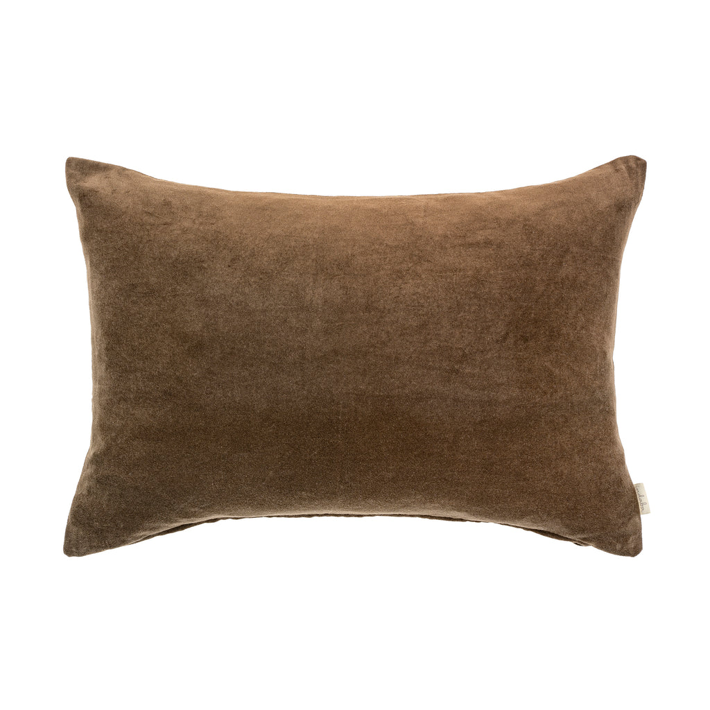 Vera Velvet Pillow - Clove (16" x 24")