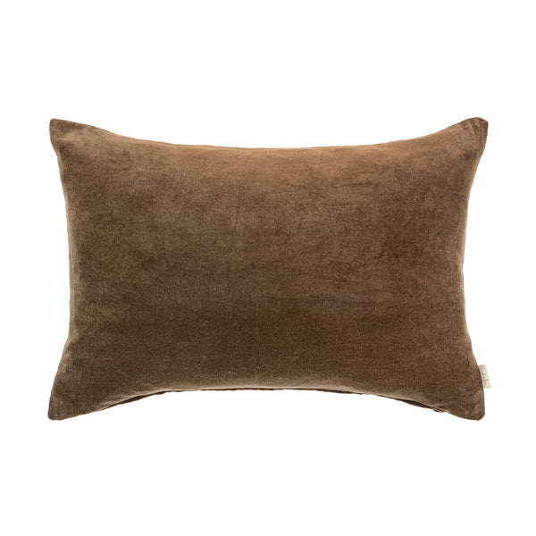 Vera Velvet Pillow - Clove (16" x 24")