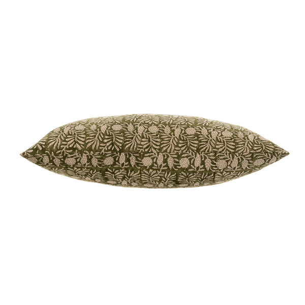 Tulsi Block Print Pillow - Forest (16" x 24")