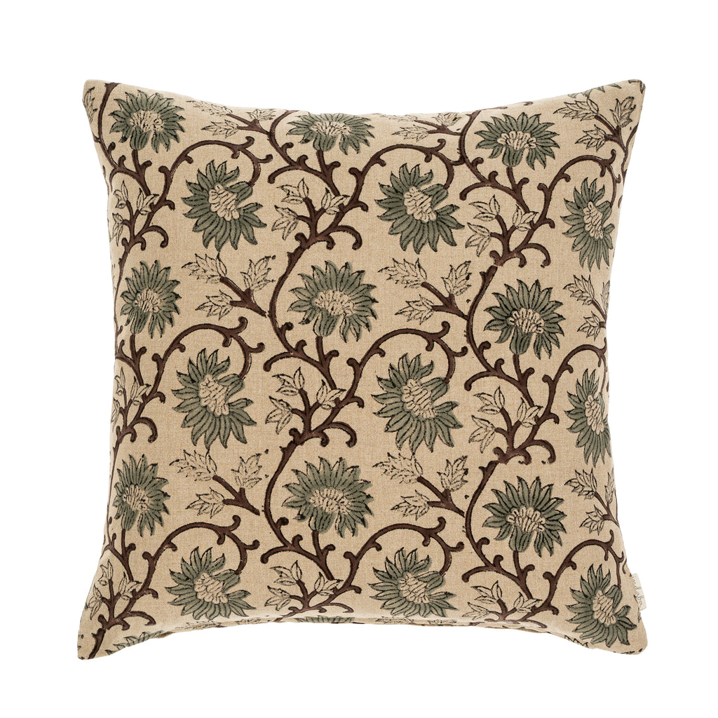 Ishani Block Print Pillow (20" x 20")