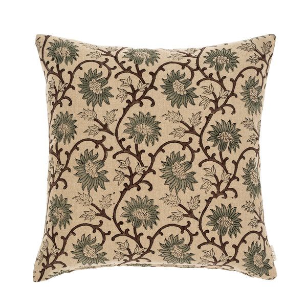 Ishani Block Print Pillow (20" x 20")