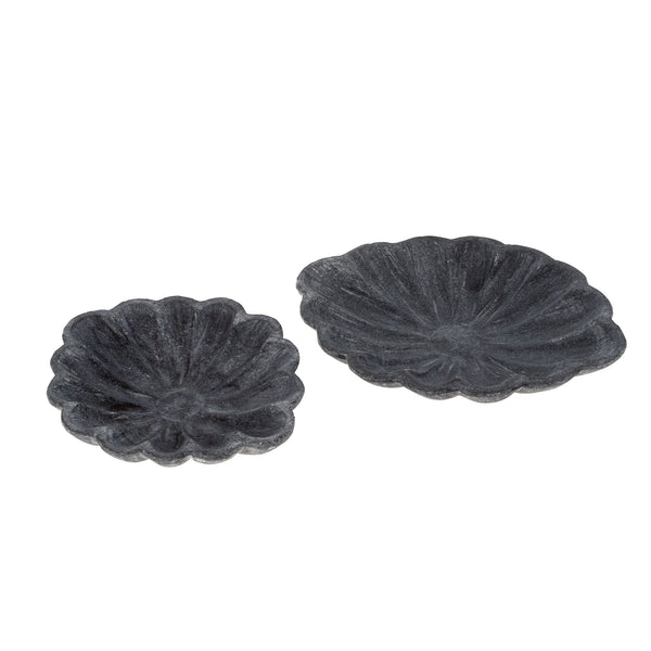 Marble Daisy Dishes (Two Sizes Available)