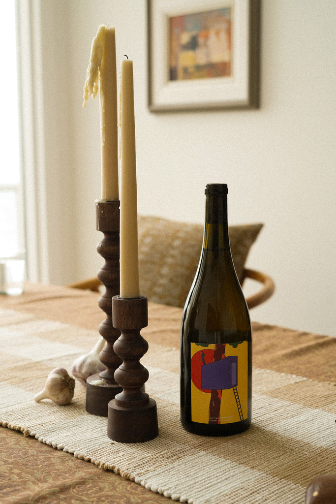 Woodspun Candle Holders (Two Sizes Available)