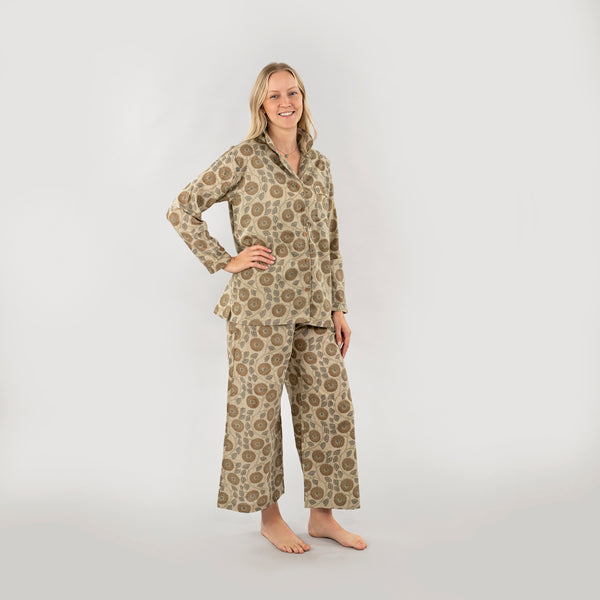 Kalli Block Print Pyjama Set (Two Sizes Available)