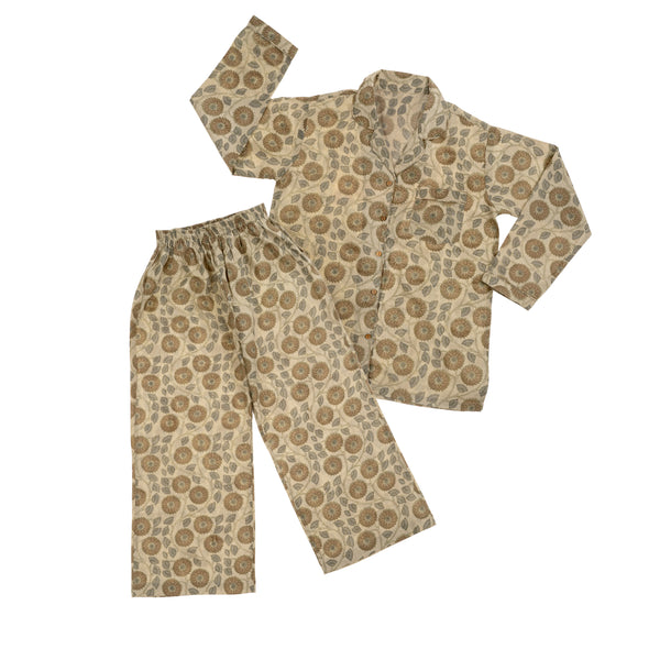 Kalli Block Print Pyjama Set (Two Sizes Available)