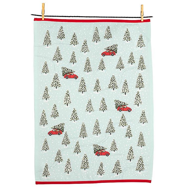 Tree Farm Tea Towel