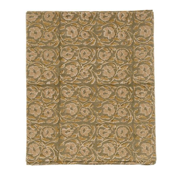 Lata Block Print Tablecloth (104" x 60")
