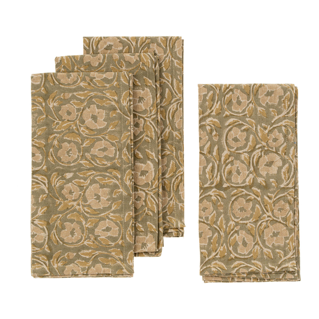 Lata Block Print Napkins (Sold Individually)