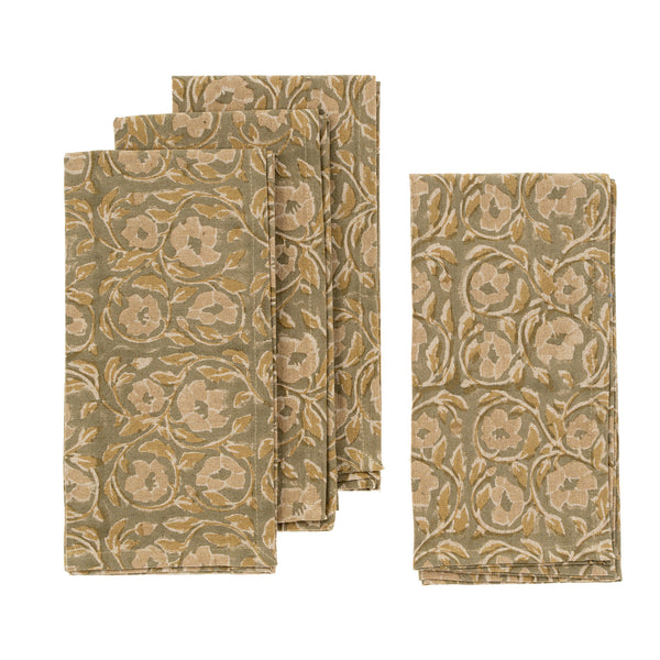 Lata Block Print Napkins (Sold Individually)