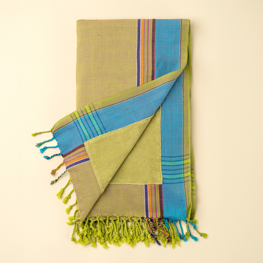 Kikoy Beach Towel / Sarong - Yellow