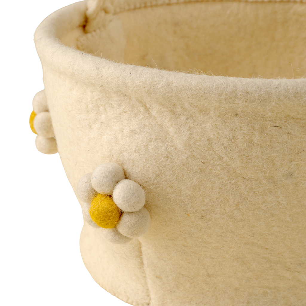 Daisy Easter Basket (Three Colours Available)