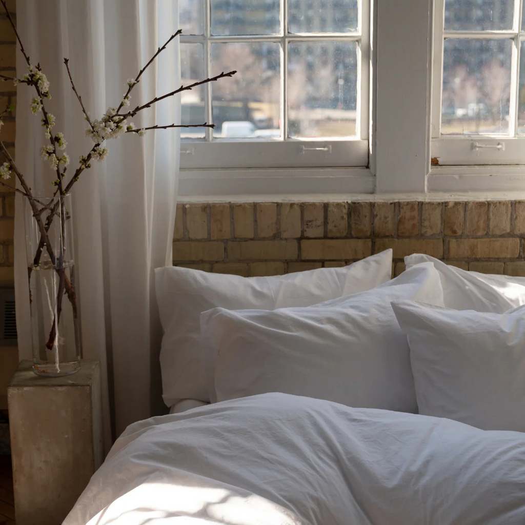Cotton Duvet Cover - Chalk (Two Sizes Available)
