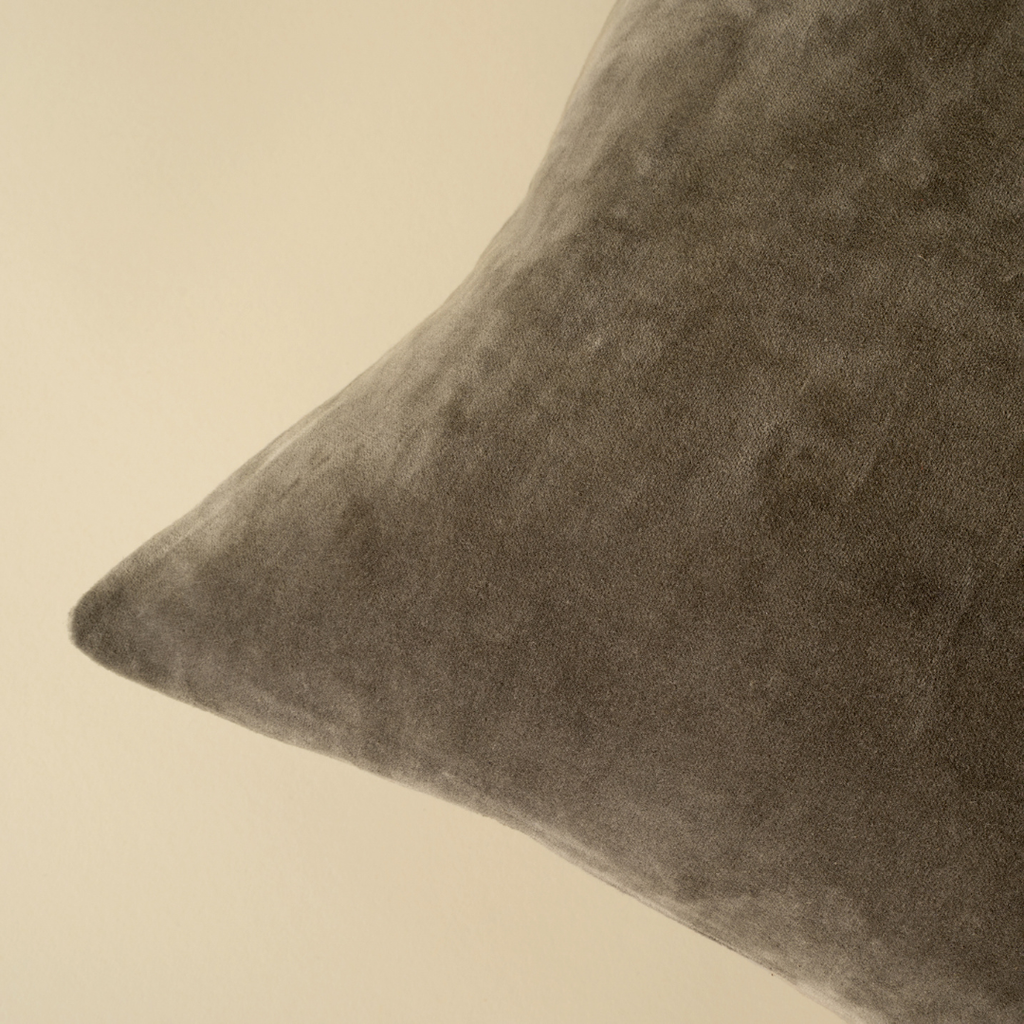 Vera Luxe Velvet Pillow - Cypress (Two Sizes Available)