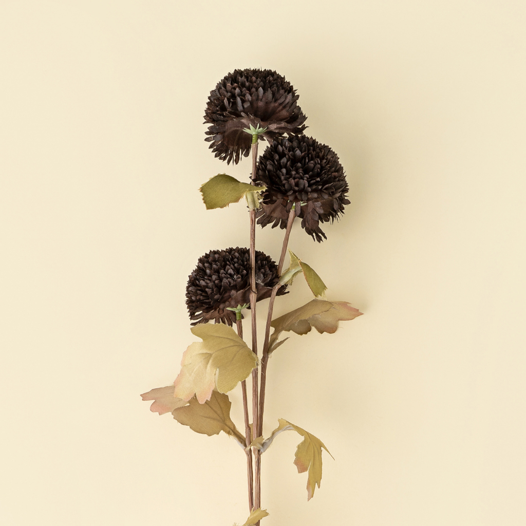 Pom Pom Floral Stem - 30"H