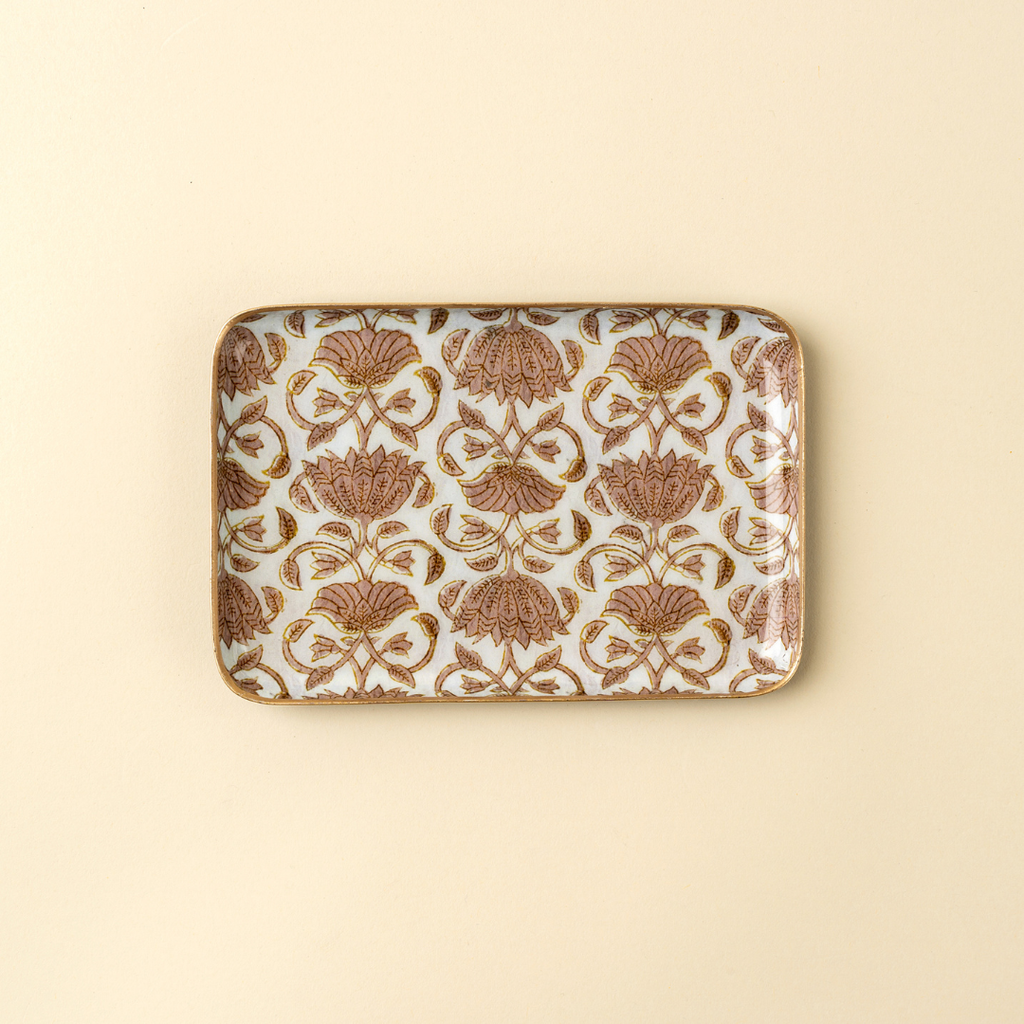 Loti Enameled Trays (Two Sizes Available)