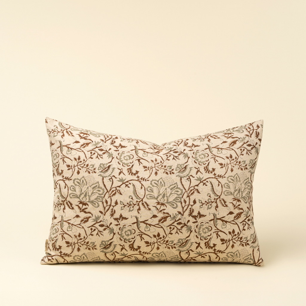 Sarika Block Print Pillow - 16" x 24"