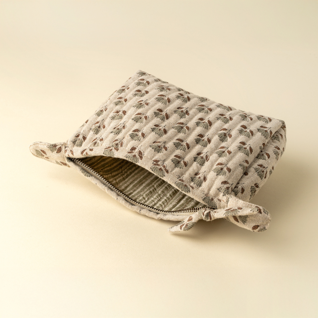 Monisha Block Print Pouch (Two Sizes Available)