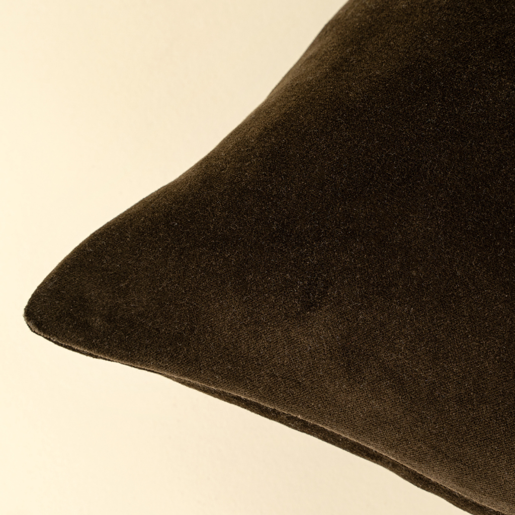 Vera Luxe Velvet Pillow - Avocado  (Two Sizes Available)