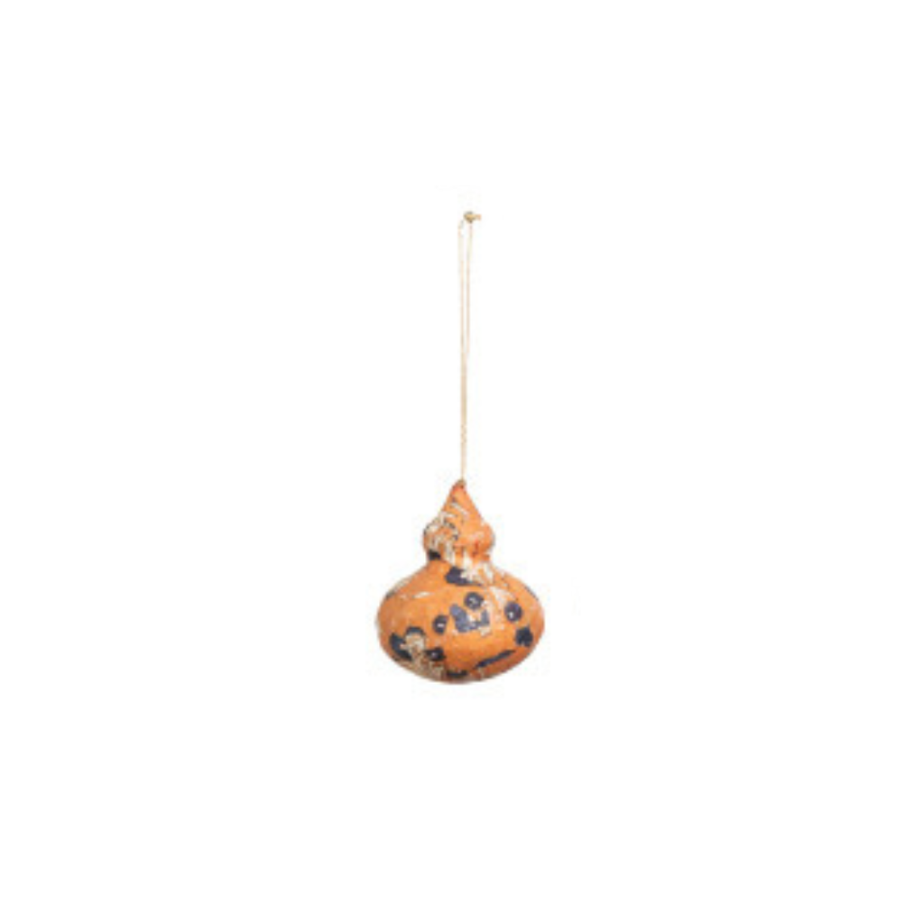 Block Printed Finial Ornaments (Eight Styles Available)