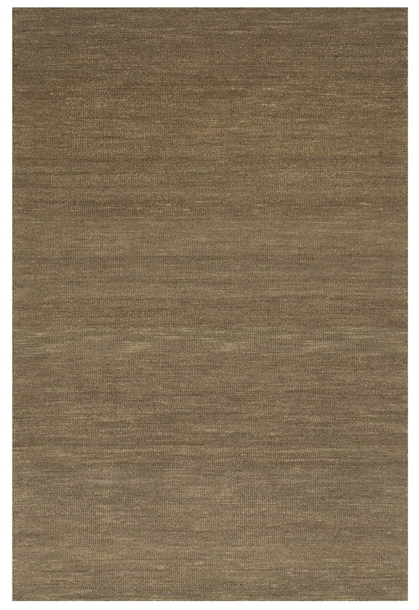 Dash & Albert - Hollis Solid Khaki Green Wool Rug