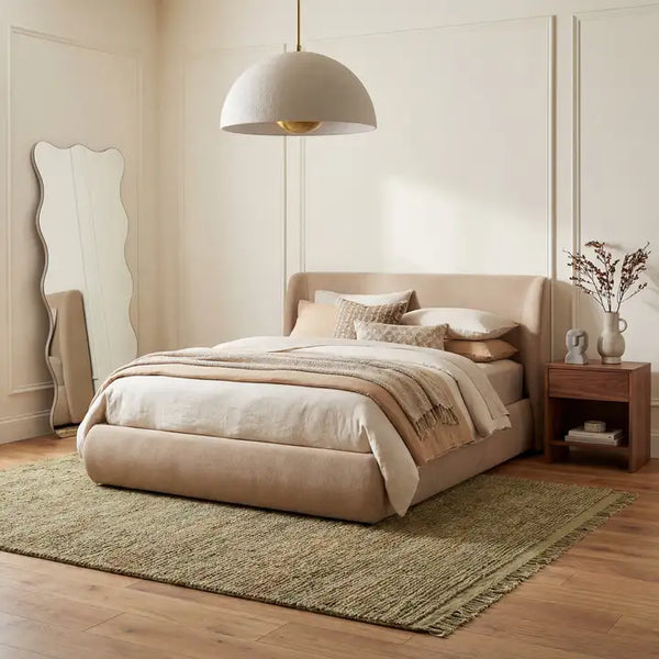 Dash & Albert - Varnu Textured Handmade Green Jute Rug