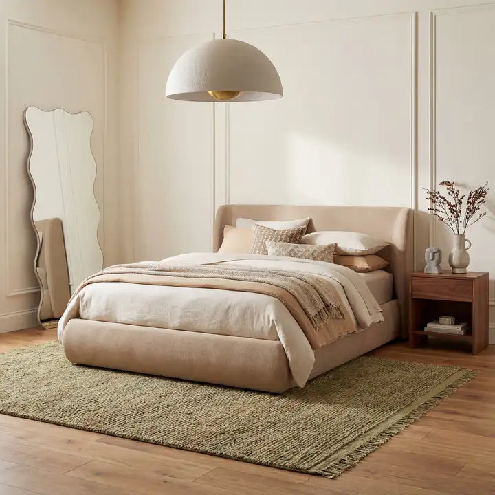 Dash & Albert - Varnu Textured Handmade Green Jute Rug