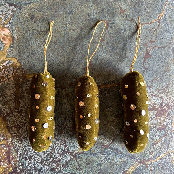 Velvet Pickle Ornament